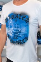 Jenny Delüx Herren T-Shirt Pirates of Baleares weiss
