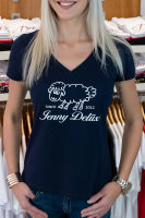 Jenny Delüx T-Shirt blau mit weißem...